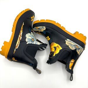 Joules Wellibob | Navy Boton Floral Rain Boots | Women's Size US5/EUt36